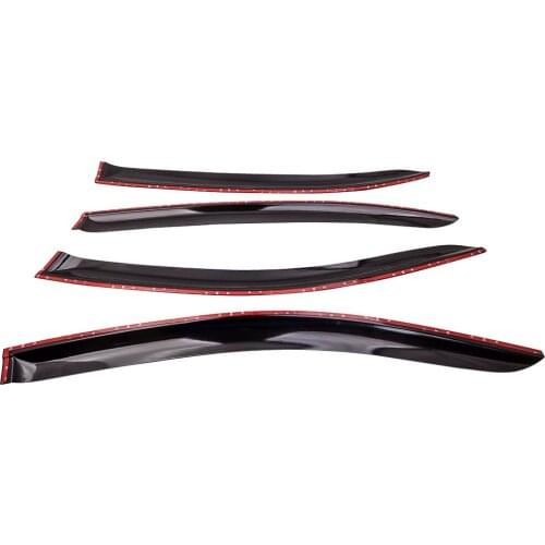 4x Window Weathershields For Ford Falcon FG 2008-2016 Weather Visor Rain Guard