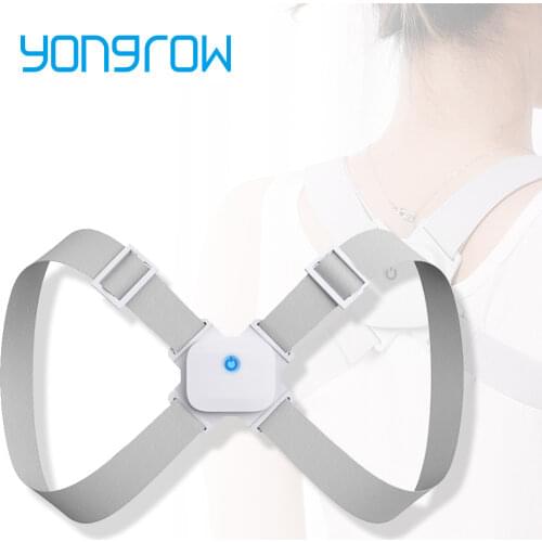 Yongrow Back Shoulder Brace Posture Corrector Belt Adjustable Spine Support Correct Posture for Men and Women