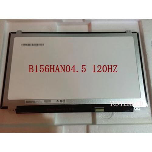 Free shipping FNEW B156HAN04.5 15.6" LCD Screen B156HAN04 FHD edp 30pin 120HZ 1920*1080 IPS