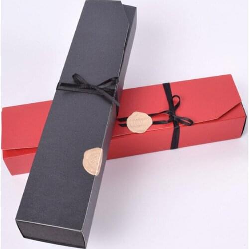 Black/Red Chocolate Paper Box Valentines Day Christmas Birthday Party Chocolate Gifts Packaging Boxes LX8648