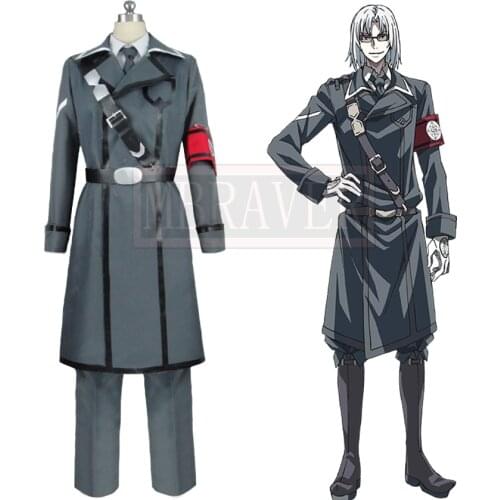 Dies Irae Wilhelm Ehrenburg Cosplay Costume Halloween Custom Made Free Shipping