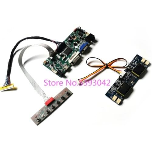 Fit M236H1-L01/L03/L05/L07/L08/L09 30-Pin VGA DVI keyboard 4CCFL LVDS 1920*1080 M.NT68676 LCD screen controller board kit