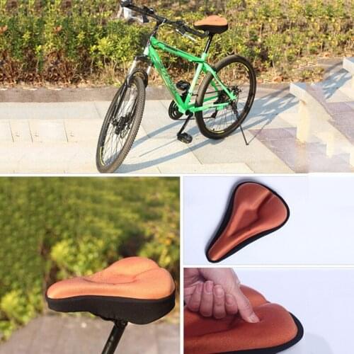 Bicycle Saddle Road Bike MTB Gel Cover Cycling Parts Seat Wide Silicone Comfortable Cushion Pad Cover for Soft Seat Covers Thick