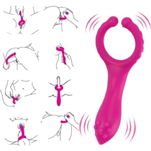 HOT Sale Vibrating Clip G spot Stimulate Vibrators Dildo Masturbate vibrator Flirting Nipple Massage SexToy For Women Men Couple
