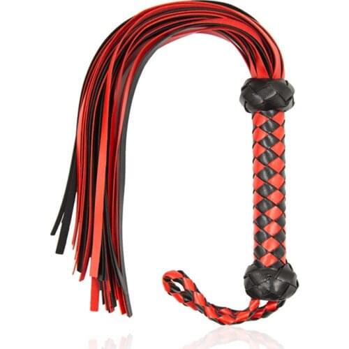 Faux Leather Short Riding Whip, Horse Whip Crop Riding Whip Teaching Training Tools