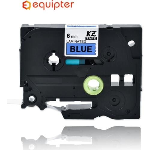 Tze511 Black on Blue 6mm*8m Compatible for Brother P-Touch label printer tze-511 tz511 tz-511 Laminated label ribbon cassette