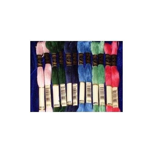 Original French DMC Thread Embroidery Cross Stitch Floss Thread 8.7 Yard Long 6 Strands cross stitch skeins Higher quality