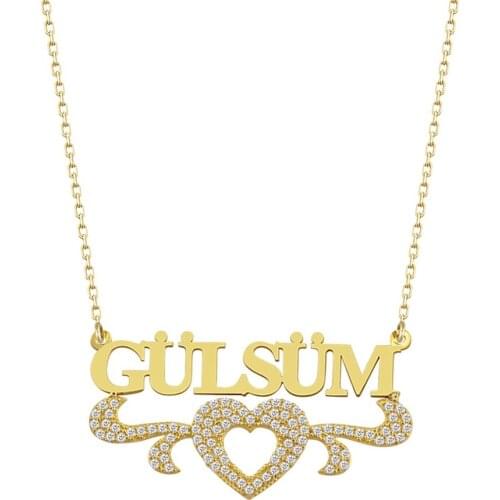 Personalized Heart Is Necklace DN256