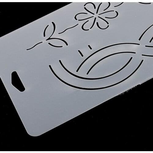 Semi-Transparent Acrylic Quilt Template Patchwork Embroidery Stencils, 1 Piece