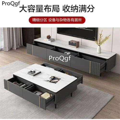 Prodgf 1 Set ins Minshuku Sweet Classic Grey TV Cabinet And Sofa Table