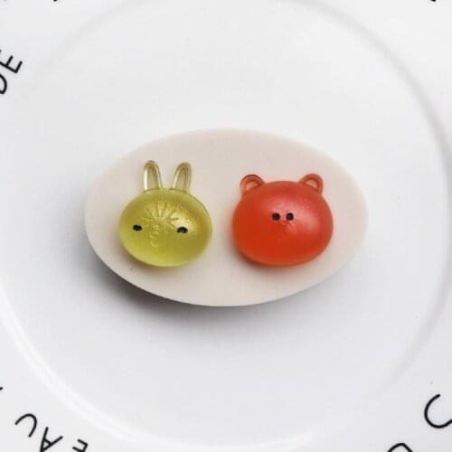 Rabbit Head Fondant Silicone Mold DIY Baking Cake Decoration Mobile Phone Epoxy Mold XGY-197