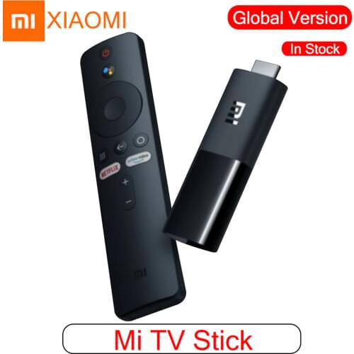 In Stock Global Version Xiaomi Mi TV Stick Smart TV Remote Control 2K HDR Quad Core DDR4 HDMI 1GB 8GB Bluetooth Google Assistant