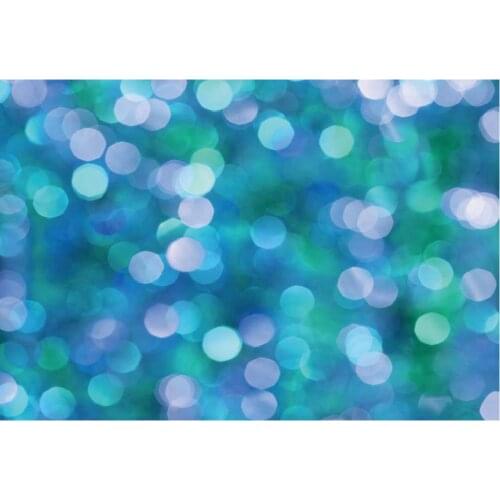 Green and Blue Shine Light Spot Backdrop Photography Background Baby Shower Celebration Photo Booth Studio Decor