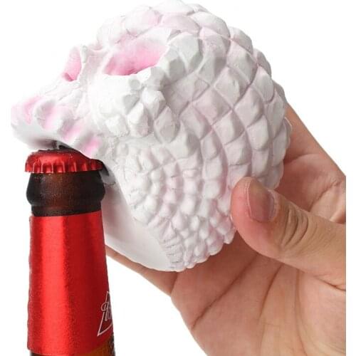1 Pcs High Quality Resin Pink Skull Shaped Corkscrew Beer Corkscrew Kitchen Tools Accessories Home Individual Decorations Art
