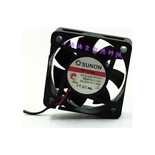 Original SUNON KDE2405PHV1 5015 5CM 1.5W 24V 2-line Humidifier Cooling Fan
