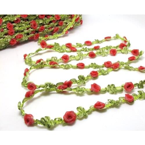 2 Yards 1/2 Inch Woven Rococo Ribbon Trim|Decorative Floral Ribbon|Scrapbook Materials|Clothing|Decor|Craft Supplies