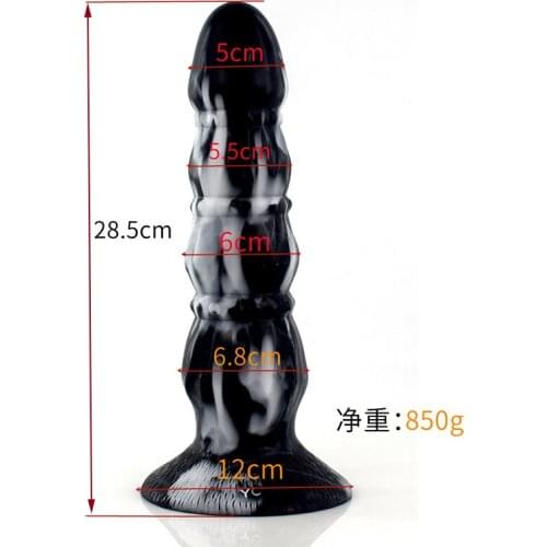 2021 New Huge Anal Beads Long Butt Plug Anal Dildos Suction Cup Soft Silicone Anal Plug Prostate Massager Sex Toys For Men Women