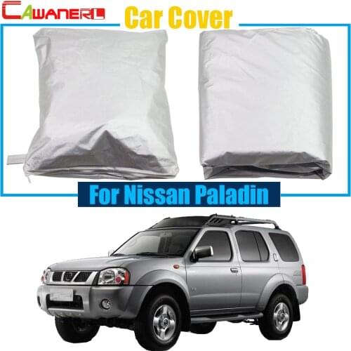 Cawanerl Full Car Cover Snow Rain Resistant Protection Cover Sun Shade UV-Anti For Nissan Paladin