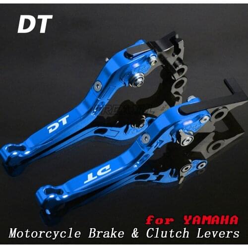 For Yamaha DT125LC DT 125 LC MK2 & MK3 1985-1989 1986 1987 Motor Motorcycle Brake Clutch Levers Foldable Extendable Adjustable
