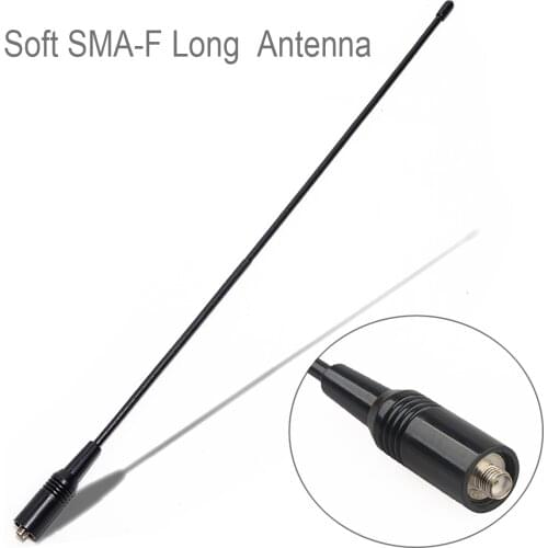 1Pcs Dual Wide Band VHF/UHF 144/430MHz Radio SMA-F Female Soft Antenna 771 for Baofeng walkie talkie uv-5r UV-82 BF-888S