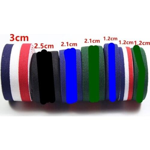 Elastic Bands 10~30MM Elastic Ribbon Clothing Bags Trousers Elastic Rubber color DIY Sewing Accessories rubber band