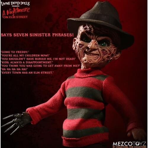 [Estartek] Mezco Toyz 99400 10inch A Nightmare on Elm Street Freddy Collectible Action Figure for Fans Holiday Gift