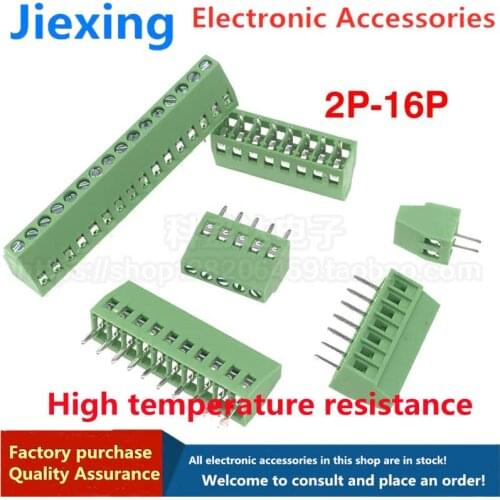10pcs terminal block PCB terminal DG/KF128-2.54-3.5-3.81-5.0-5.08-7.5MM 2P/3P