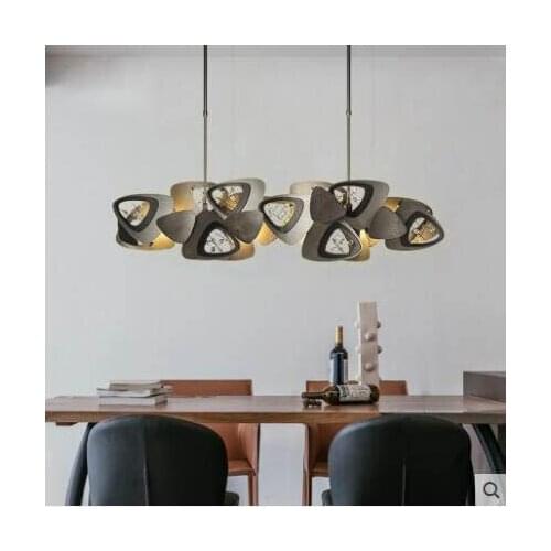 Creative geometric chandelier Postmodern minimalist designer special-shaped exhibition hall model room restauran