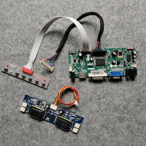 M.NT68676 30-Pin LVDS VGA DVI 1600*900 LCD panel drive board 4CCFL DIY kit For LM200WD1/LTM200KP01/LTM200KT01/M200O1 screen