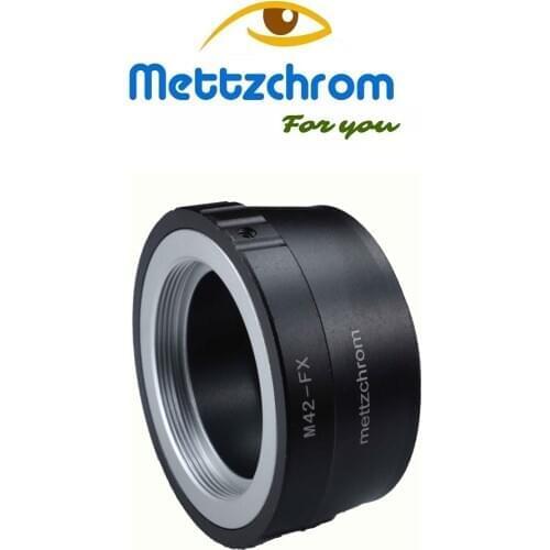 Mettzchrom 5 pcs / lot M42-FX Mount Lens Adapter Ring for M42 to XPro1 Xpro2 XE1 X-T10 XE2 XT1 XT2