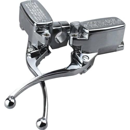 Motorcycle 7/8'' 22mm Hydraulic Brake Clutch Master Cylinder Reservoir Lever Universal For Harley Choppers Cafe Racer Old School