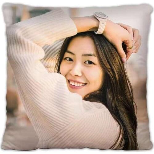 Liu Wen Pillowcase Pretty Scholar Yu Lexuan Same Paragraph Star Photo Poster Cushion Cover Souvenir Cojines Decorativo Para Sofa