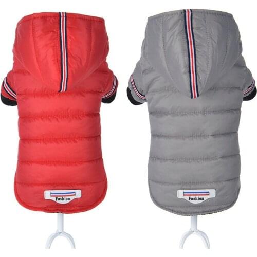2021 New Puppy Clothes Winter Warm Pet Dog Coat Jacket Puppy Cat Outdoor Light Warm Coat Hoodie Teddy Suit XS-XL