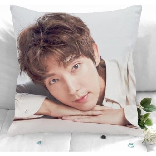 New Custom LEE JOON GI Pillowcases Printed Square Pillowcase Home Decorative Zipper Pillow Cover 35X35cm40X40cm(One Side)