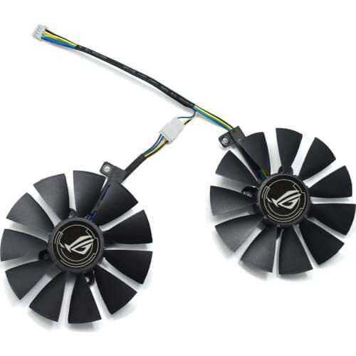 New 88MM T129215SU DC 12V 4Pin Cooler Fan Replacement For ASUS ROG STRIX RX 470 570 GTX 1060 1070 1060Ti 3GB Graphics Video Card