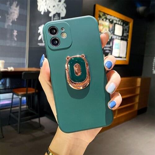 Excellent Liquid Silicone Ring stand Phone Holder Case For Samsung A52,,A32 5G Phone Holder Cover For Samsung A72,A42 5G