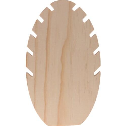 Flame Board Necklace Rack Storage Jewelry Holder Stand Display Organizer 27x16x7cm