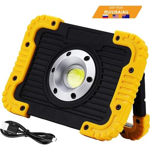 ZK20 Search Light Rechargeable LED Work Outdoor Power Bank Workshop Camping Portable Working light Built-In Battery