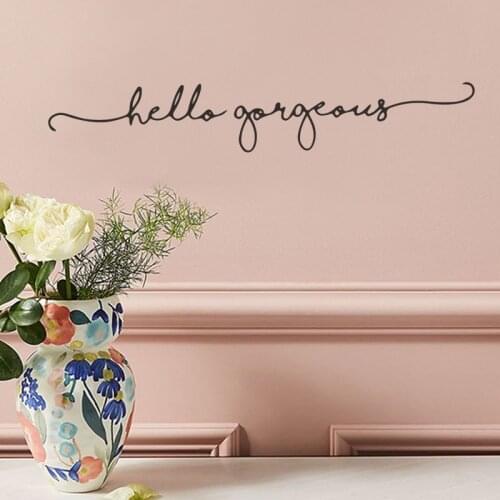 Simple English Slogan Bedroom Living Room Porch Wall Landscaping Decorative Wall Stickers