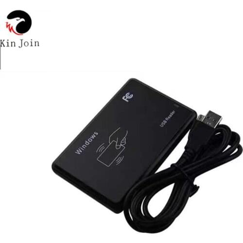 Double Frequency 125Khz 13.56mhz RFID Reader EM4100 USB Proximity Sensor Smart Card Reader EM ID USB for Access Control