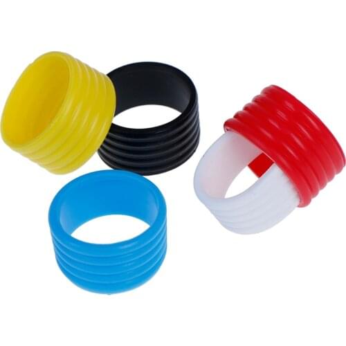 Tennis Racket Handle Silicone Ring Tennis Grip Elastic Protector Overgrip Fix Ring Absorbing Stretchy Rings
