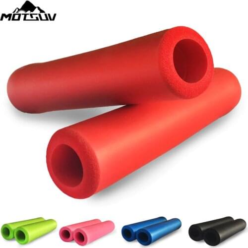 Bicycle Ultraight High Density Foam Silicone Sponge Handlebar Grip for Mountain bike XC/AM Anti-skid shock-absorbing Super Soft