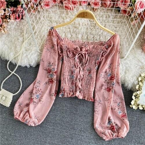 YORNMONA Pink Blouses