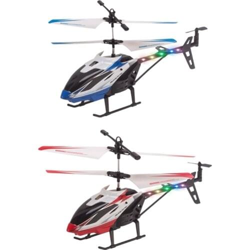 Automatic Power-off Protection LED 2.5 Channels RC Helicopter Drone Aircraft with Protective Hidden Switch for Kids 69HE