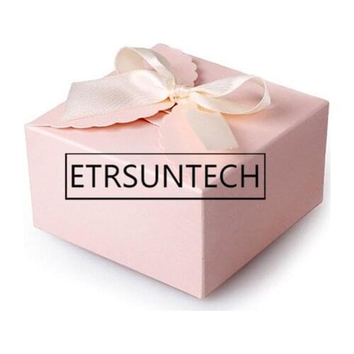 200pcs Brief Paper Box Handmade Soap Packaging Box Pink Blue Bakery Food Candy Boxes Jewelry Gift Box 9x9x5cm