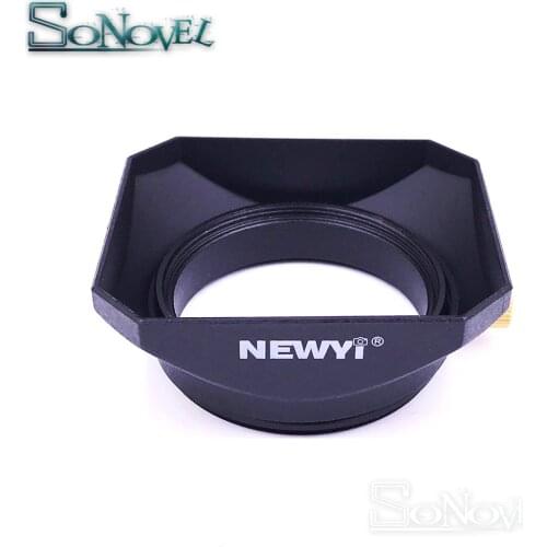 37mm/39mm/40.5mm/43mm/46mm/49mm/52mm/55mm/58mm Screwed Square Lens Hood Shade for DV Camcorder Digital Video Camera Lens Filter