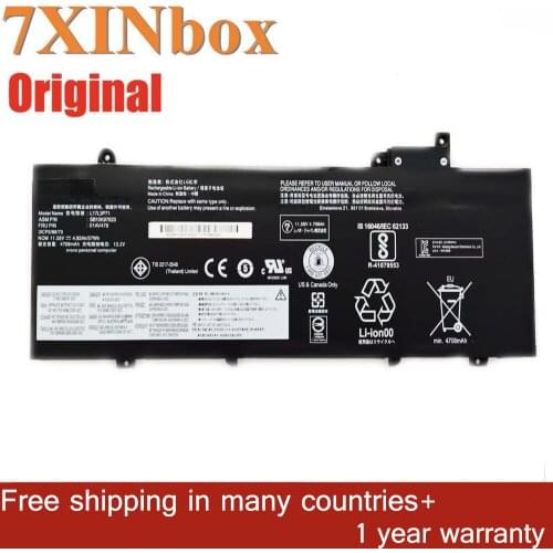 7XINbox Original L17M3P71 L17L3P71 L17M3P72 01AV480 01AV479 01AV478 SB10K97620 Laptop battery For Lenovo ThinkPad T480S Series