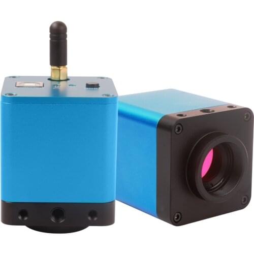 AmScope 720p WiFi + USB Digital Camera for Microscopes MU100-WU