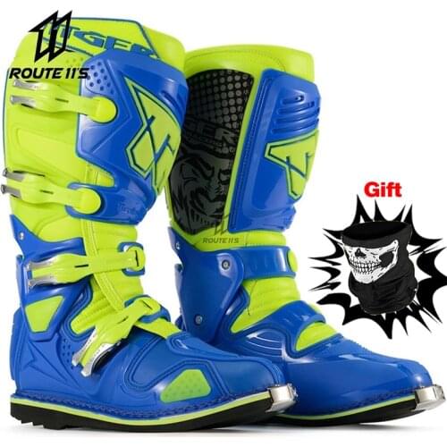 Motocross Boots Motorcycle Enduro Professional Racing Motorcycle Off-road Bottas Motorcycle Motorboat Shoes Racing Boots