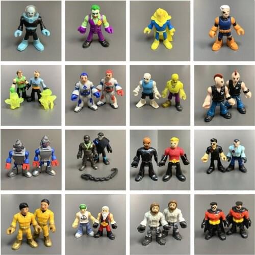 Mr freeze Skeleton Skateboard Boy Santa Claus Joker Action Figures Jurassic Park Dino Worker Doll Movie Toys Kids Birthday Gift